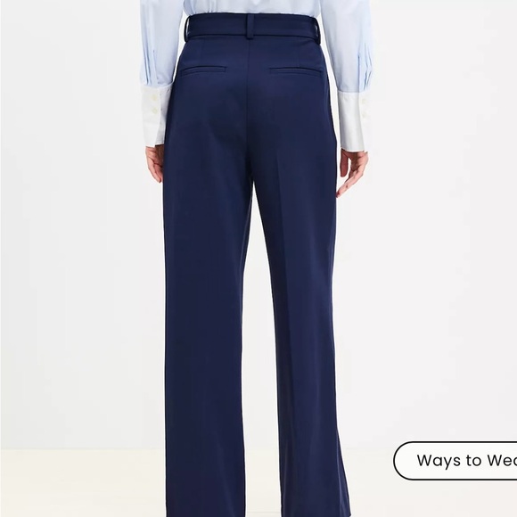 Women's Loft Peyton Trouser Pants Size 6 Petite - Picture 2 of 7